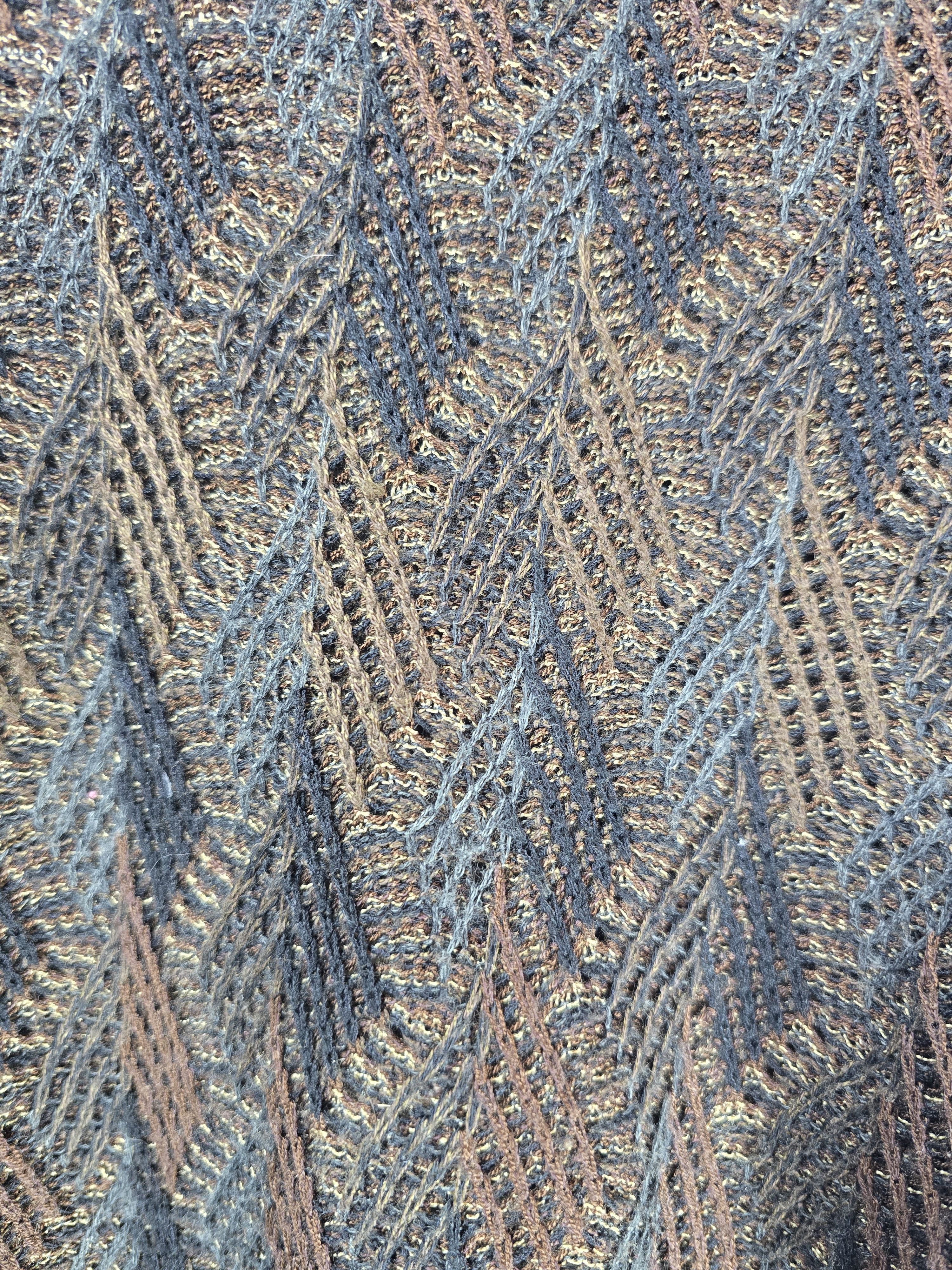 Other Mondo di Marco Italian Textured Crewneck Sweater Earth Tones Size US L / EU 52-54 / 3 - 4 Thumbnail