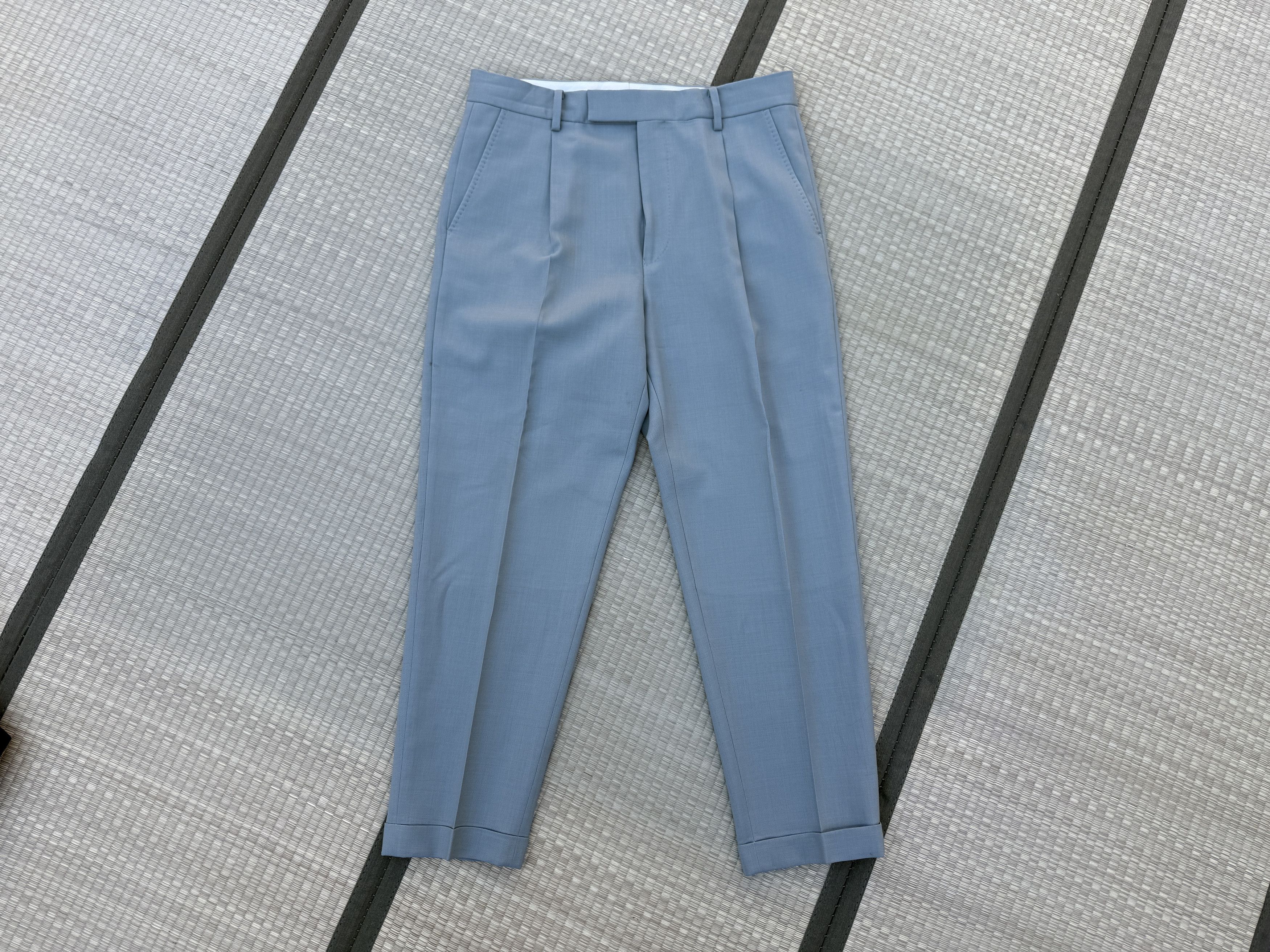 WACKO MARIA PLEATED TROUSERS（TYPE-1） DORMEUIL / PLEATED TROUSERS (TYPE-1)【BLACK】｜WACKO MARIA