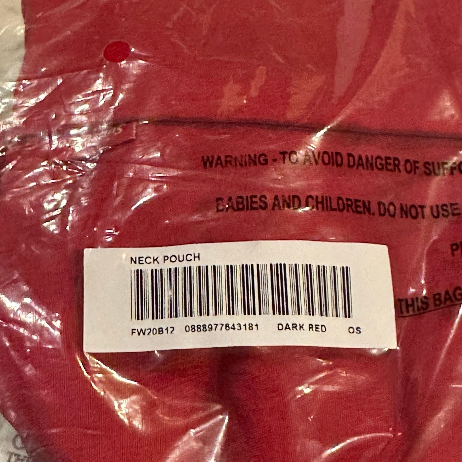 Supreme Supreme Neck Pouch Side Bag Red Summer Side Shoulder Cordura Size ONE SIZE - 7 Thumbnail