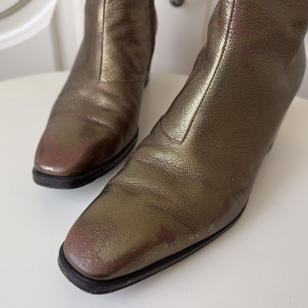 Saint Laurent Paris 2000s Yves Saint Laurent Tom Ford Era Johnny Boots Size US 9.5 / EU 42-43 - 3 Thumbnail