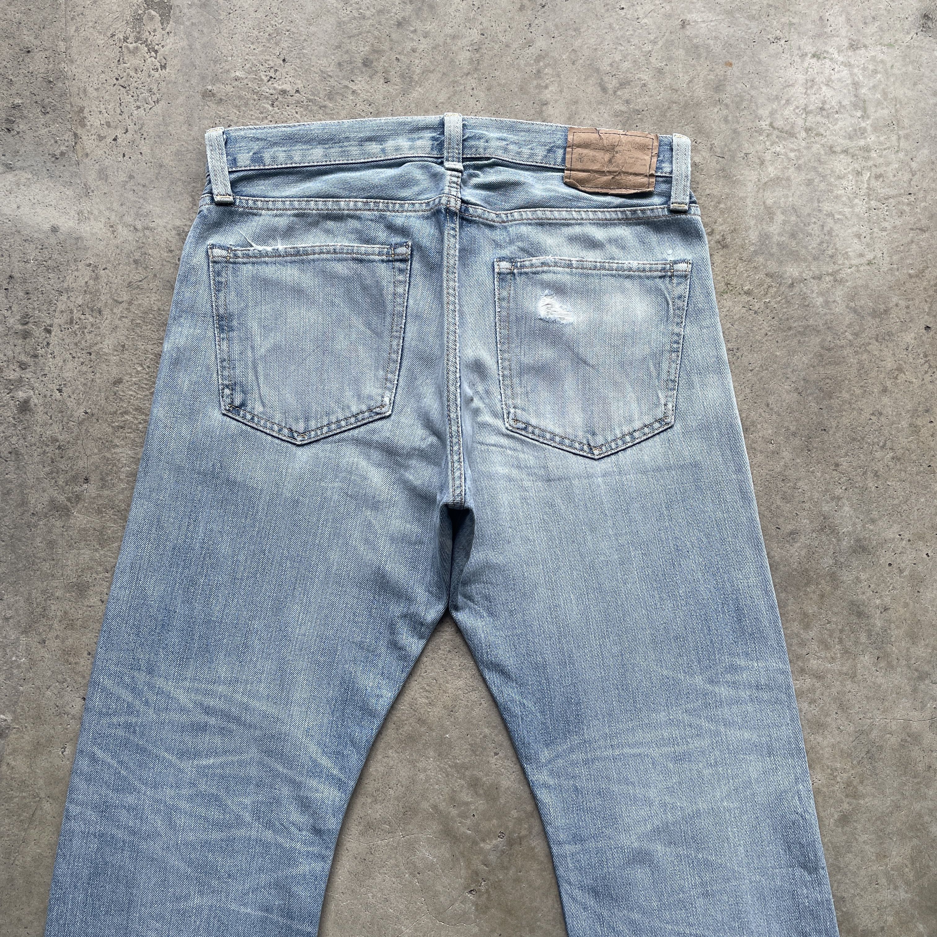Japanese Brand × StraightFaded VINTAGE MADE IN NIPPON JEANS JAPAN FADED STRAIGHT PANTS W32 Size US 32 / EU 48 - 9 Thumbnail
