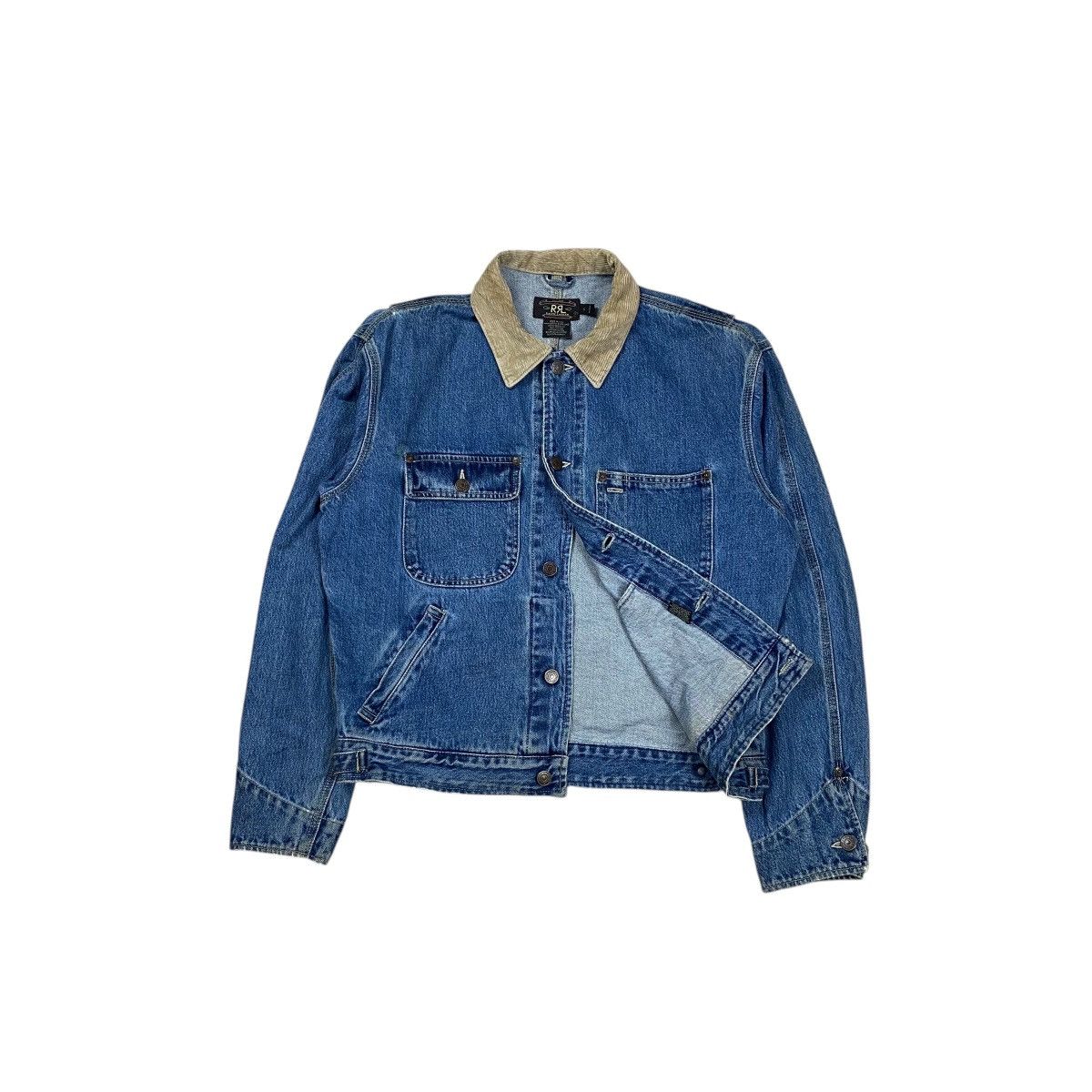 RRL Ralph Lauren Vintage 90s Rrl Ralph Lauren denim work jacket Size US M / EU 48-50 / 2 - 5 Thumbnail