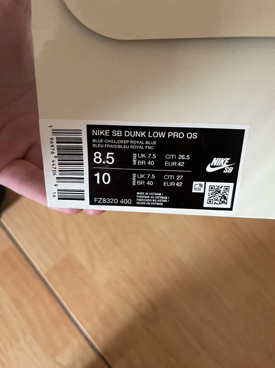 Nike The Powerpuff Girls x Nike Dunk Low Pro SB QS ‘Bubbles’ Size US 8.5 / EU 41-42 - 7 Thumbnail