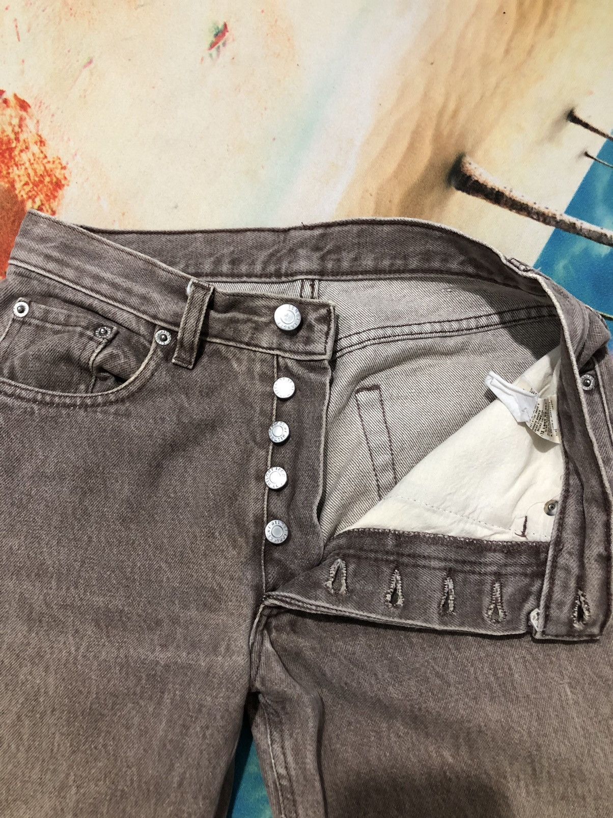 Helmut Lang × Vintage Helmut Lang Skinny Jeans Size US 27 - 3 Thumbnail