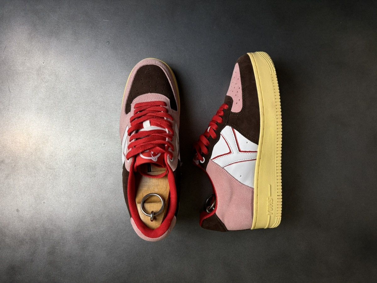 Soulja Boy YUMS Banana Split AF1 Sneakers Dropout Rap Shoes