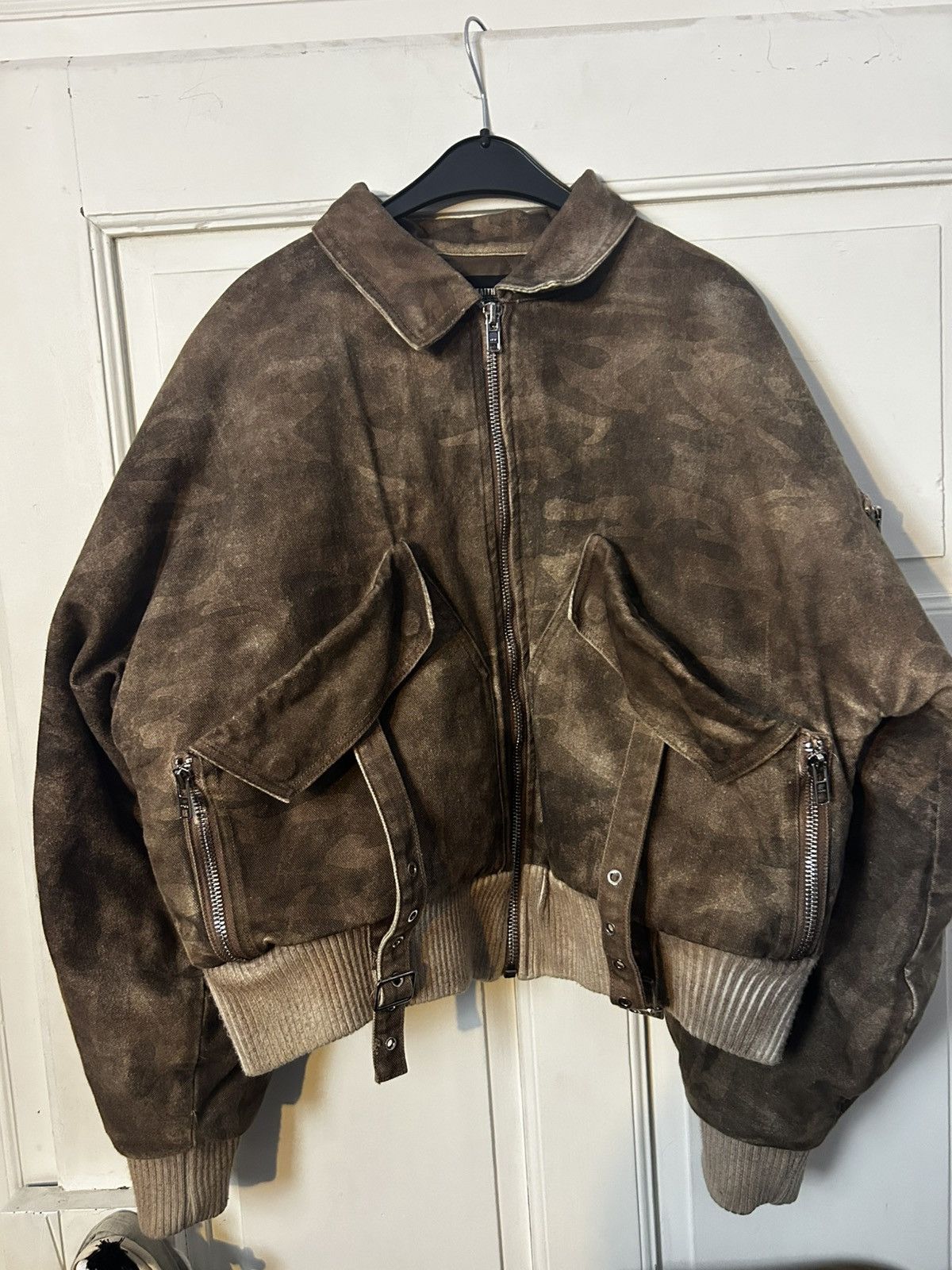 ジャケット・アウター ASTRO FUR BOMBER JACKET USED BEIGE no faith studios astro fur bomber jacket ASTRO FUR BOMBER JACKET