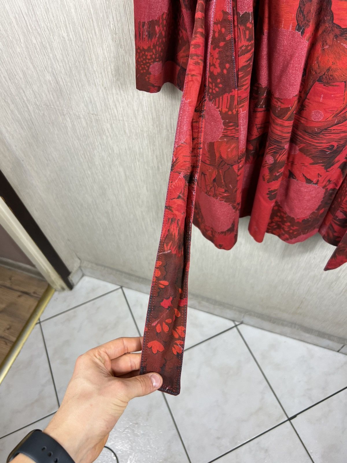 Custo Barcelona Custo Barcelona full print animal roe deer y2k long coat Size S / US 4 / IT 40 - 21 Thumbnail