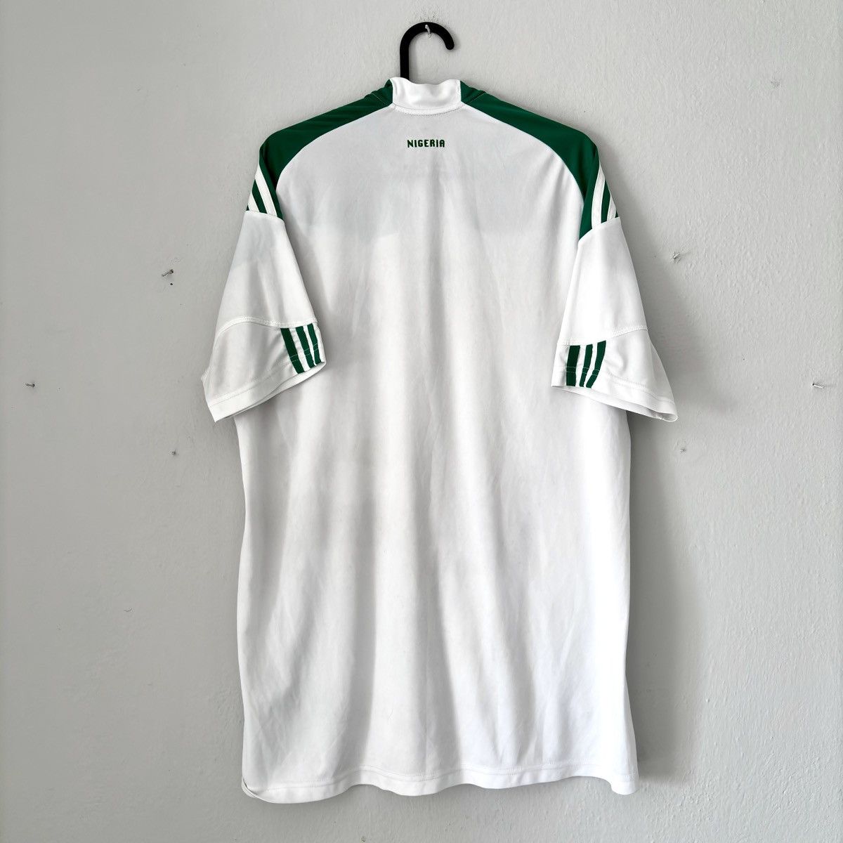 Adidas × Vintage 2010 2012 Nigeria Adidas Vintage Away Kit Africa Retro Tee Size US L / EU 52-54 / 3 - 7 Thumbnail