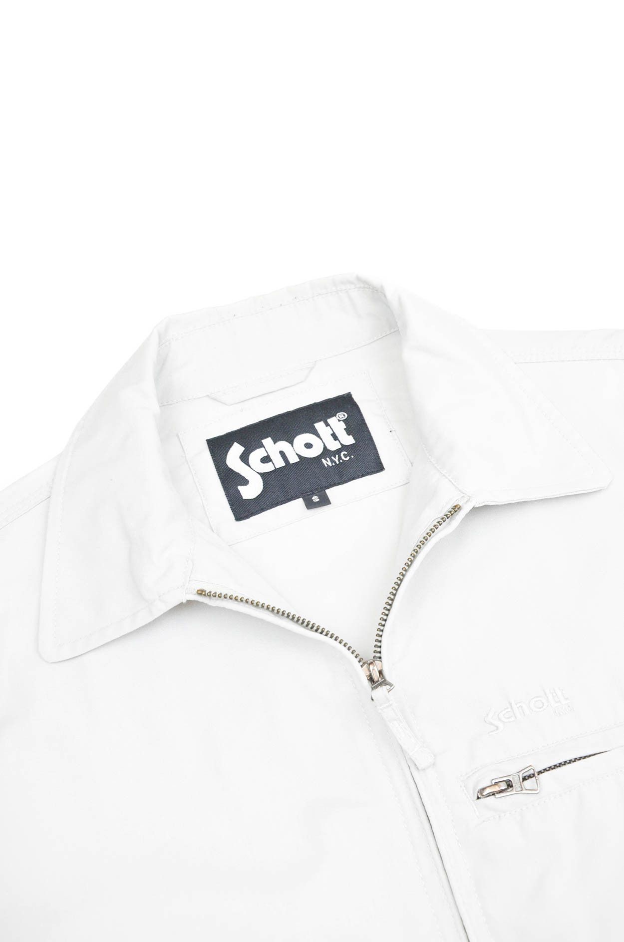 Schott Schott NYC White Baracuta-Style Jacket – Size S Size US S / EU 44-46 / 1 - 8 Thumbnail
