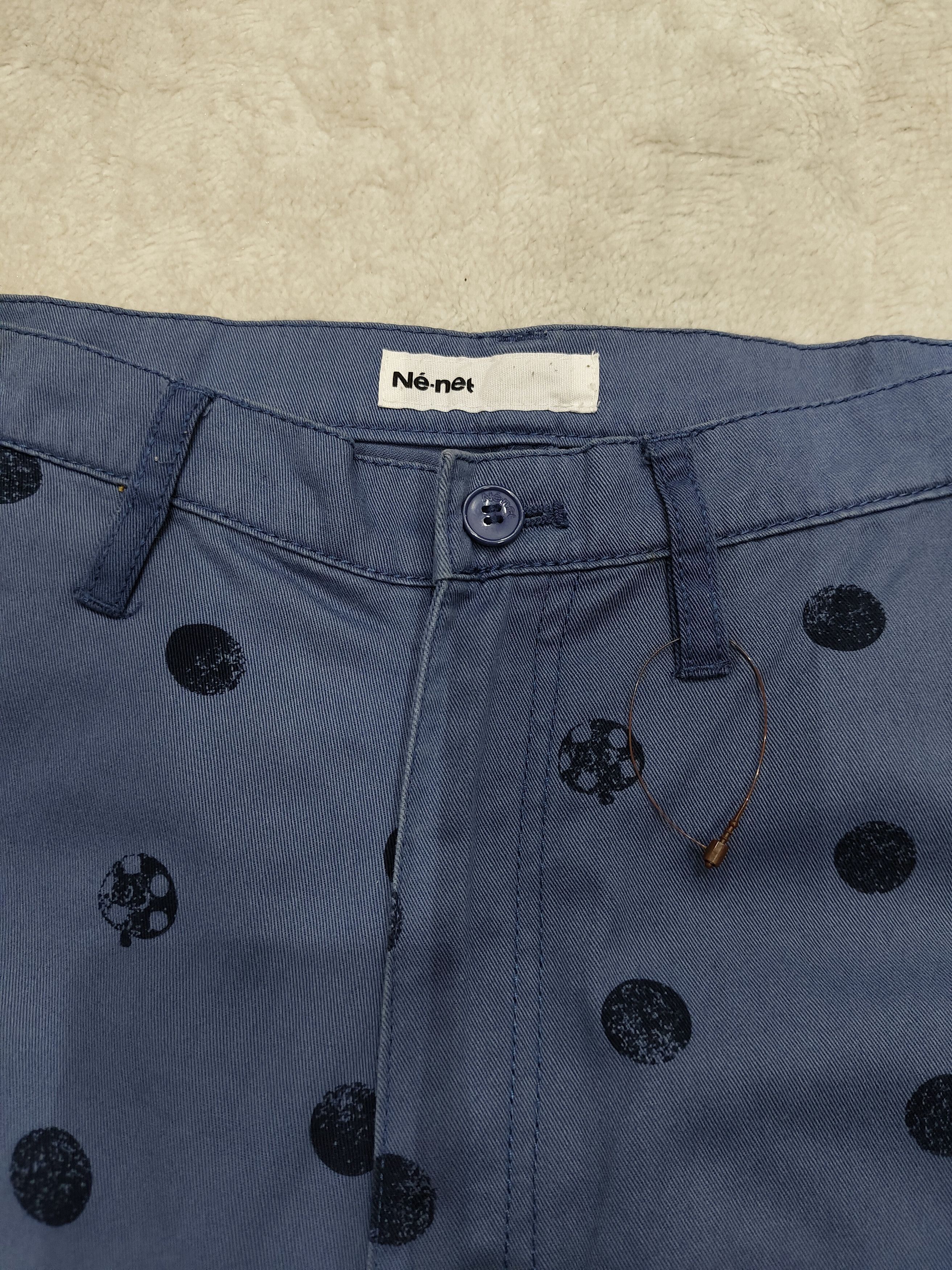 Ne-Net Ne-Net🇯🇵 by Issey Miyake Apple Polkadots Trousers Size 31" - 6 Thumbnail