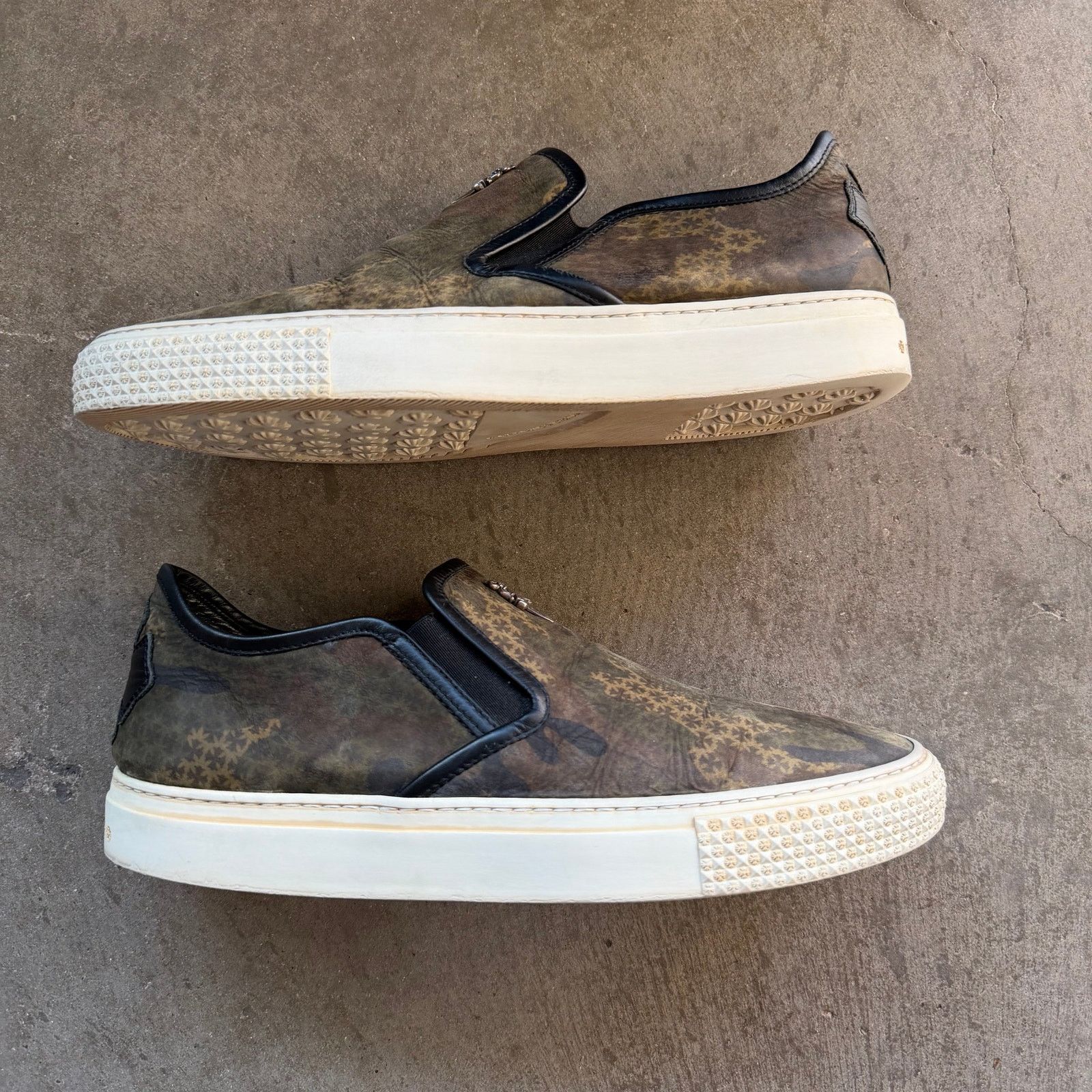 Chrome Hearts 41EU Chrome Hearts Dagger Camo Slip Ons Size US 8 / EU 41 - 2 Thumbnail