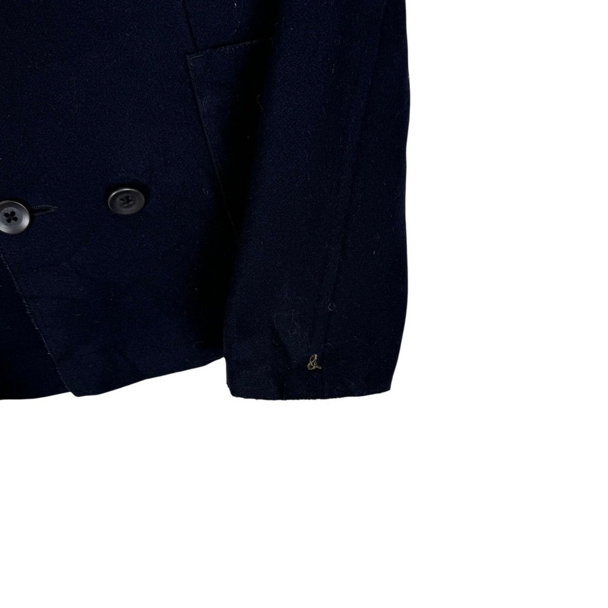 45rpm ☀️45 RPM JAPAN DOUBLE BREASTED WOOL PEACOAT JACKET Size L / US 10 / IT 46 - 6 Thumbnail