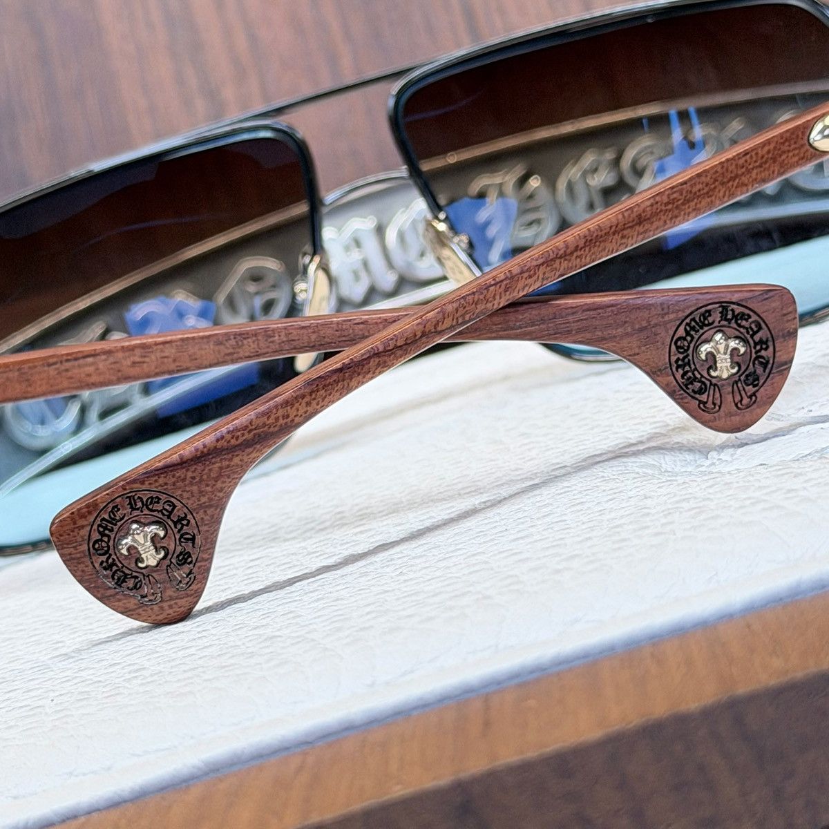 Chrome Hearts Chrome Hearts MOOREHEAD 1/1 Sunglasses Size ONE SIZE - 10 Thumbnail