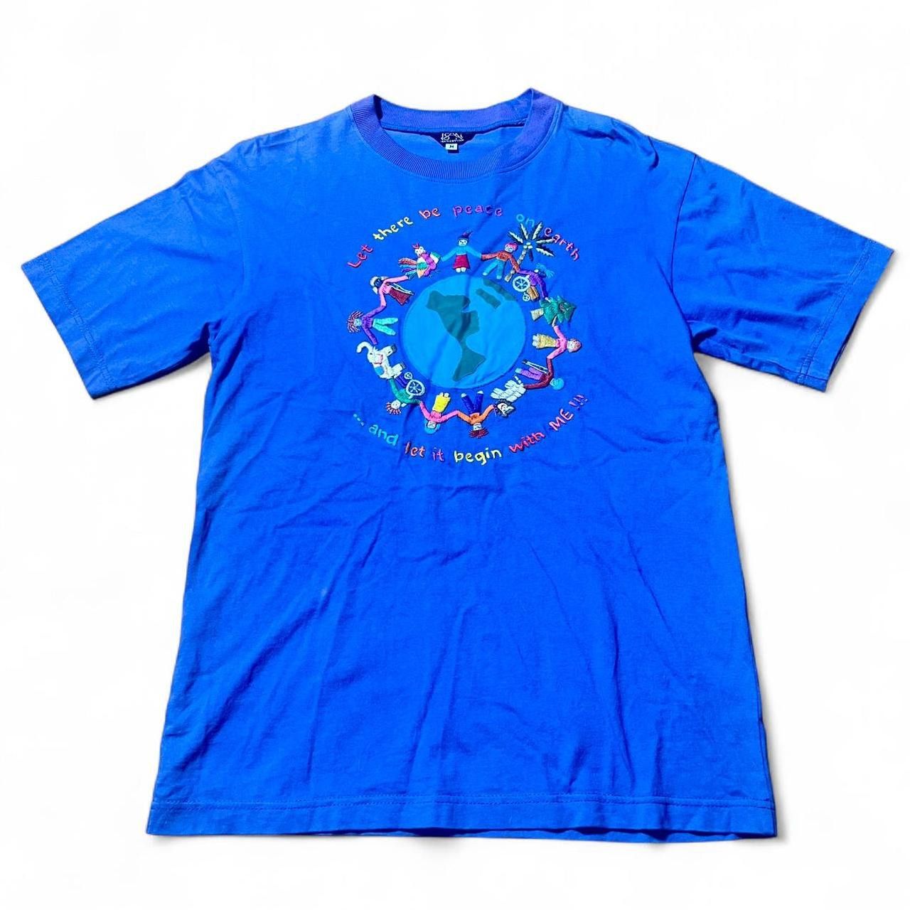 Vintage Vtg ISAN Weaving Hand embroidered Diversity Tee - Size M Size US M / EU 48-50 / 2 - 3 Thumbnail