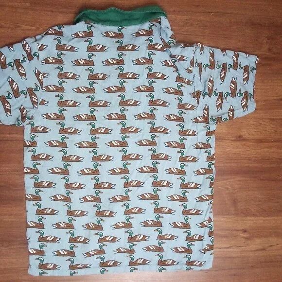Bogey Boys Bogey Boys Ducks Pattern Golf Button Shirt Collar Size US XL / EU 56 / 4 - 5 Thumbnail