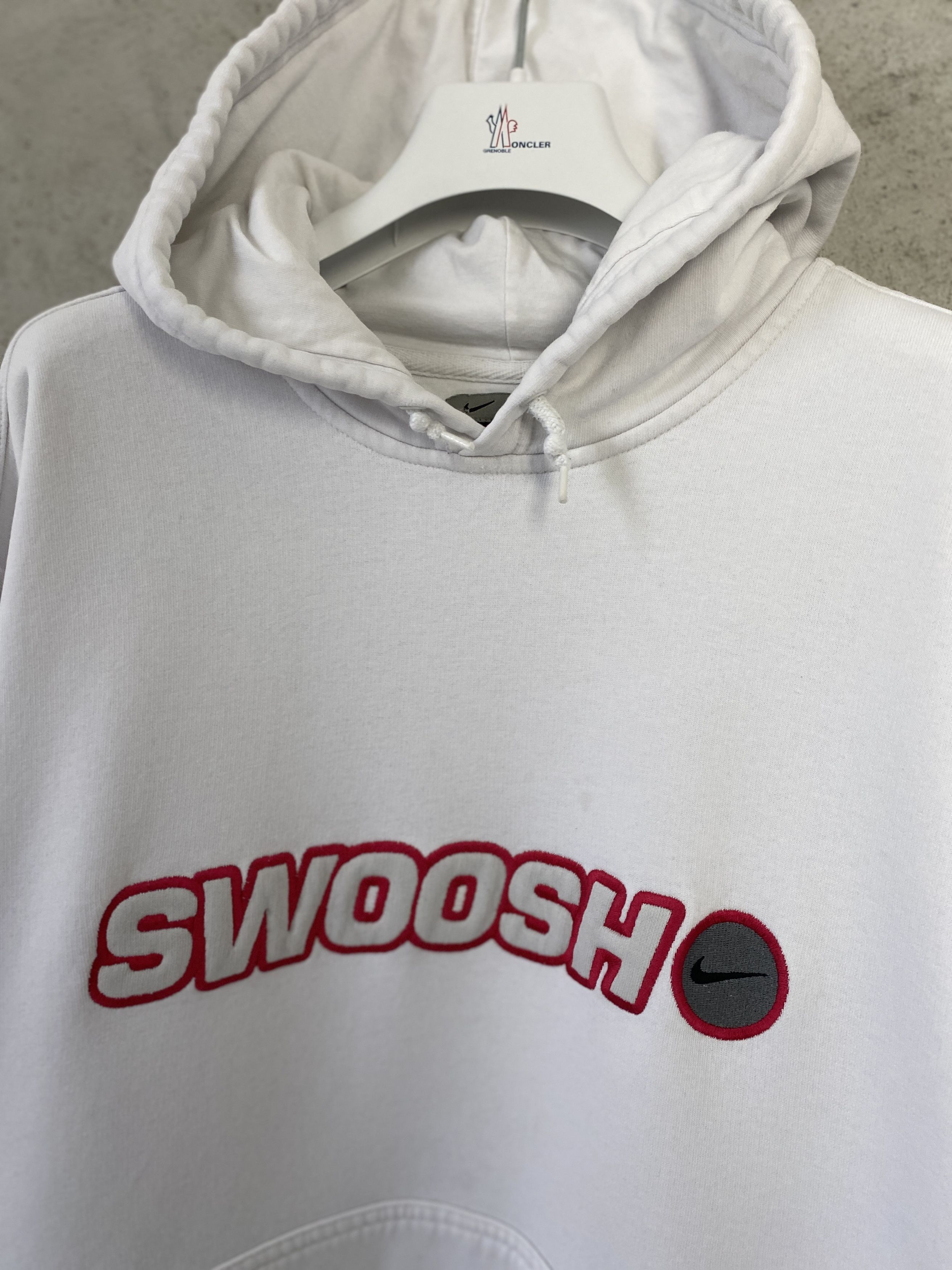 Nike Nike vintage swoosh big logo hoodie y2k 00s Size US L / EU 52-54 / 3 - 2 Thumbnail