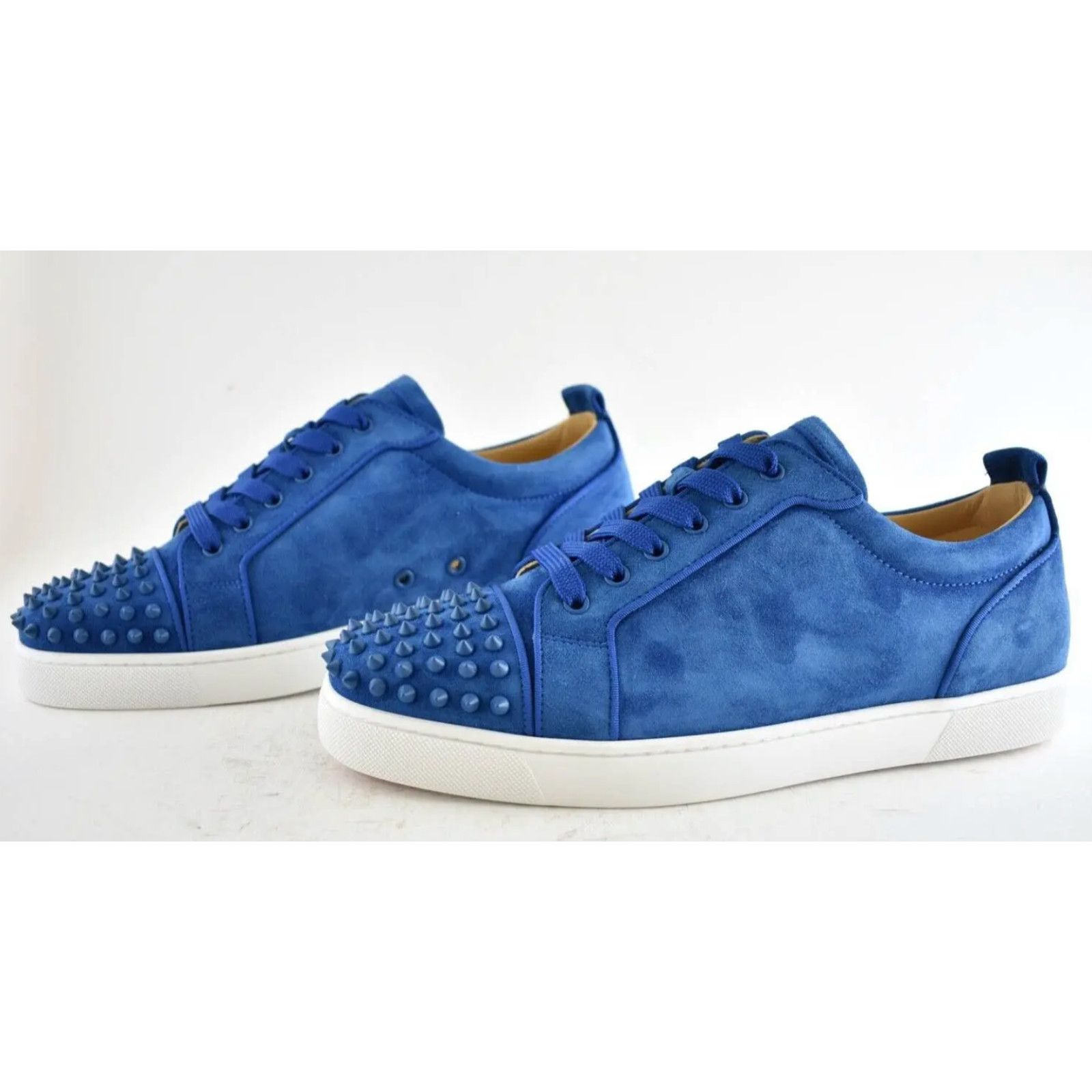 Christian Louboutin Christian Louboutin Louis Junior Spike Orlato Flat Blue Size US 12 / EU 45 - 7 Thumbnail