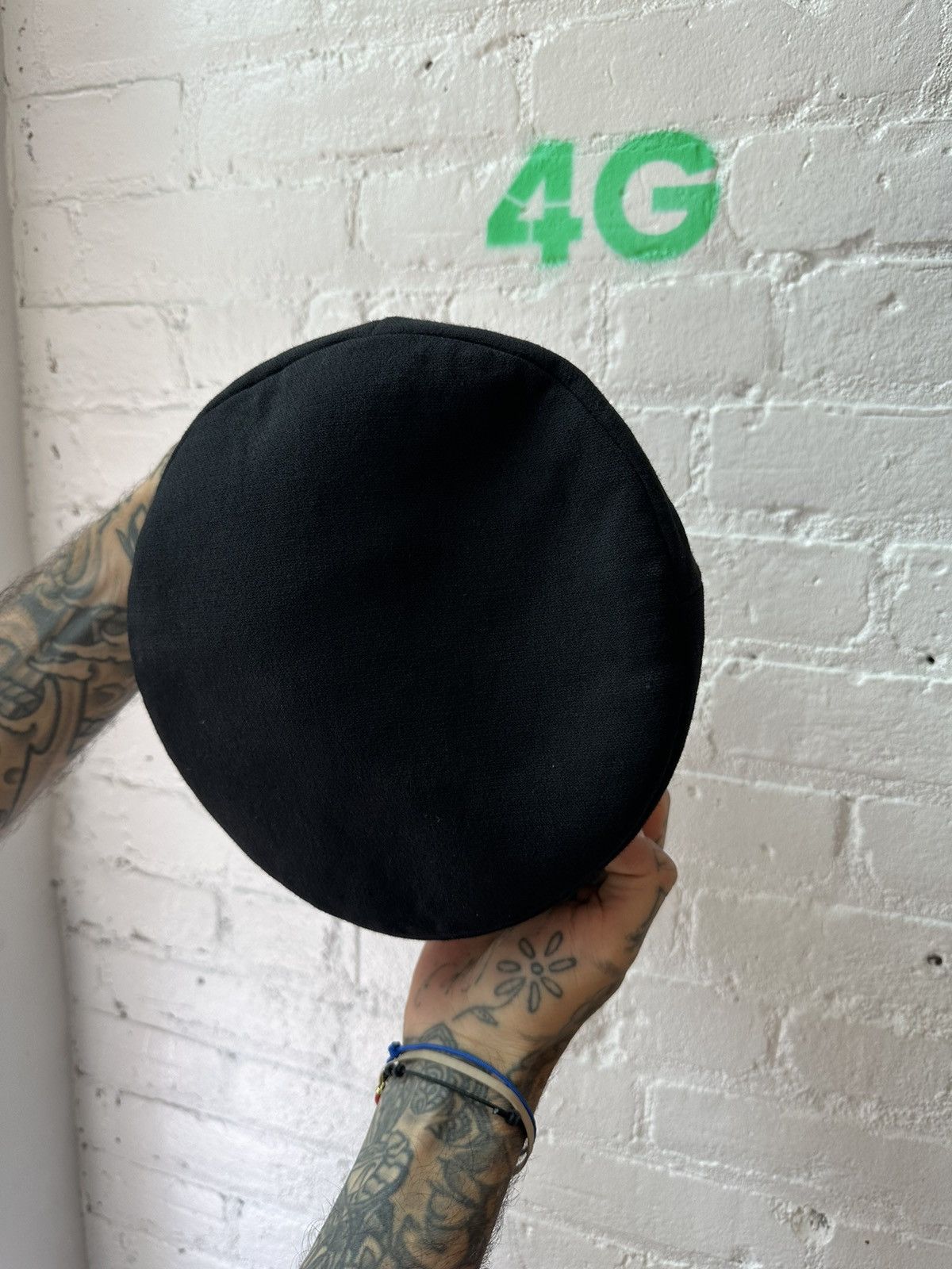 Chrome Hearts CHROME HEARTS LEATHER CONDUCTOR HAT Size ONE SIZE - 2 Thumbnail