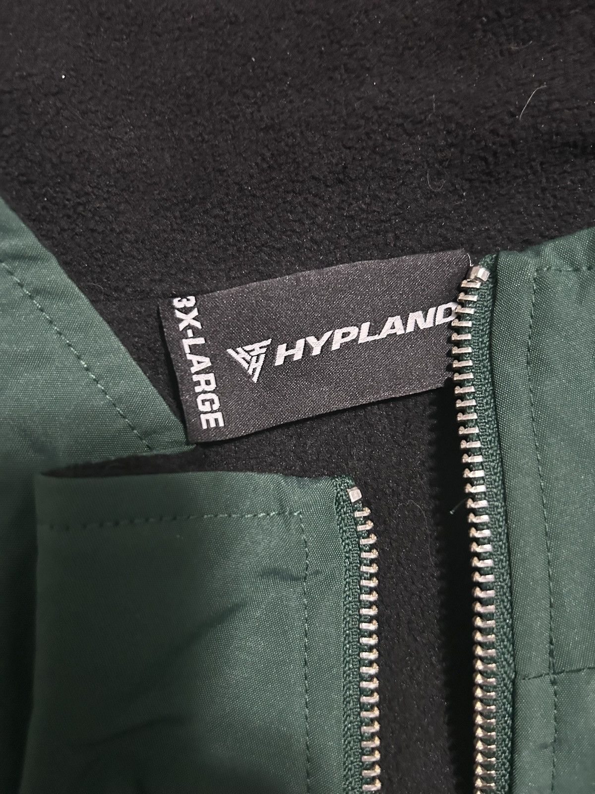 Hypland XXXL Hypland Green Fleece Zip Up Jacket Size US XXL / EU 58 / 5 - 3 Thumbnail