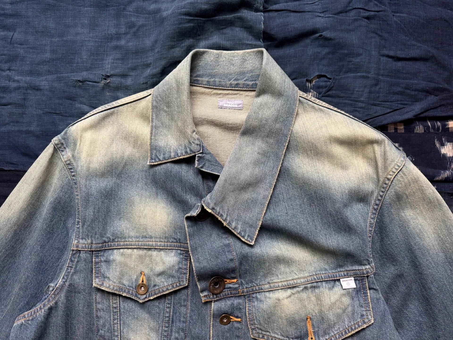 Other Kolor Beacon 23ss Irregular Denim Jacket 2 Size M / US 6-8 / IT 42-44 - 4 Thumbnail