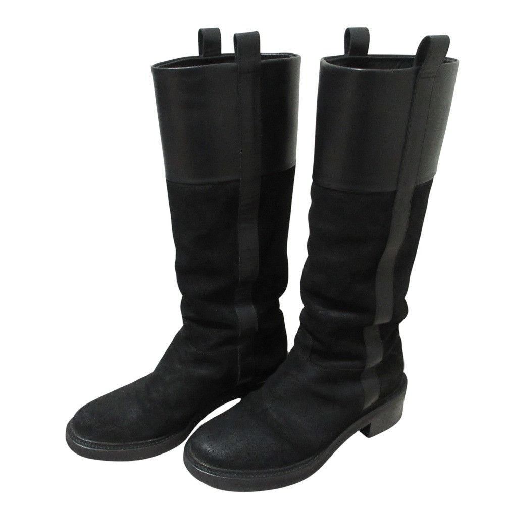 Other Other Sartore Suede Long Boots Leather Shoes DUTY FREE for USA Size ONE SIZE - 1 Thumbnail