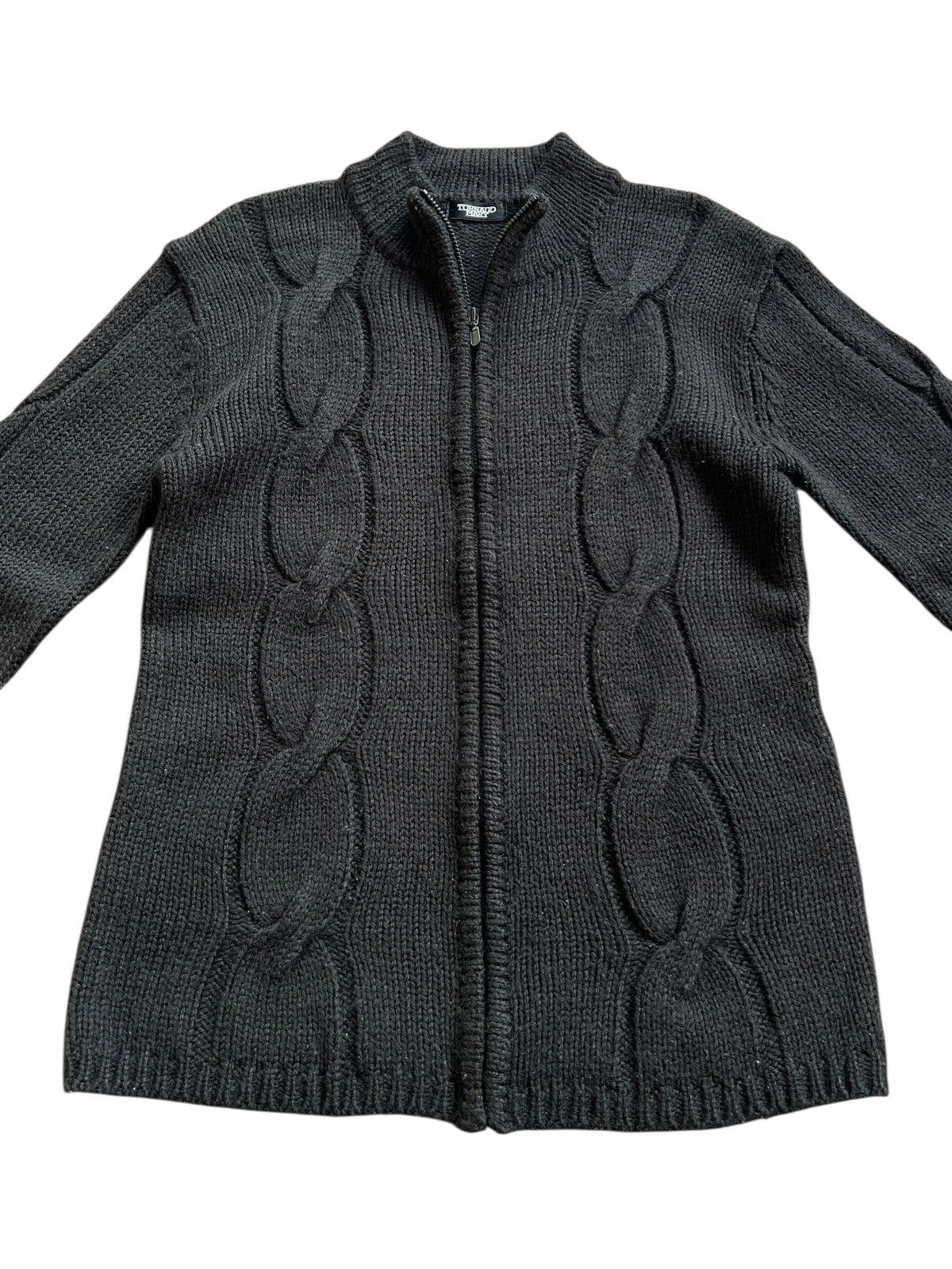Tornado Mart 2000s Tornado Mart Zipper Knit Sweater Size US M / EU 48-50 / 2 - 6 Thumbnail