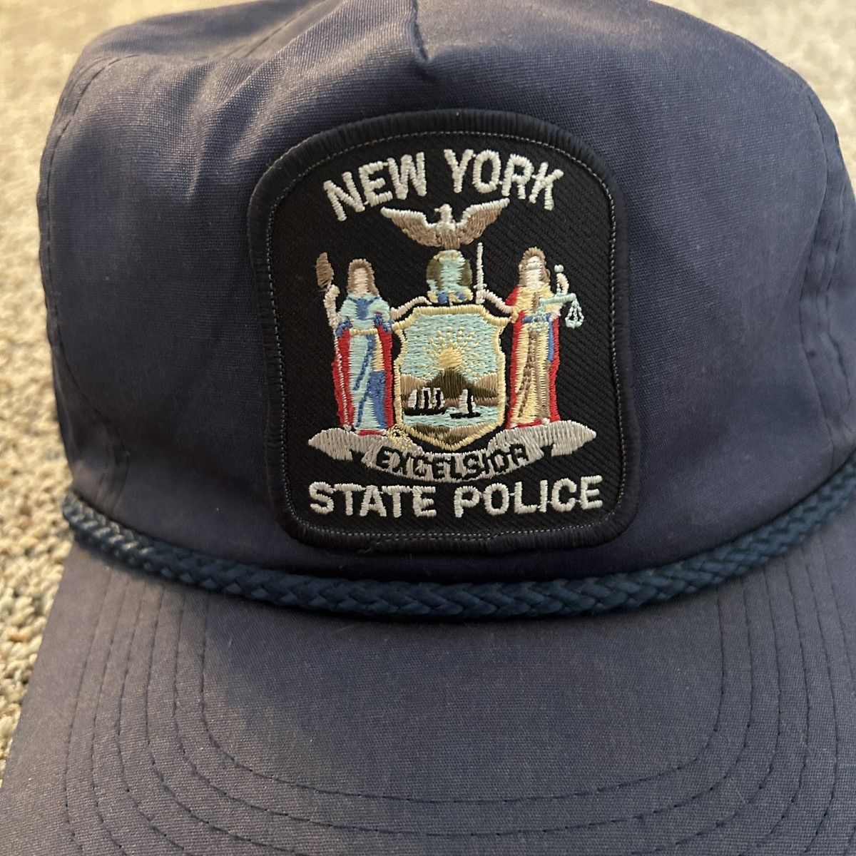 Vintage Vintage New York State Police Cap Hat Size ONE SIZE - 2 Thumbnail