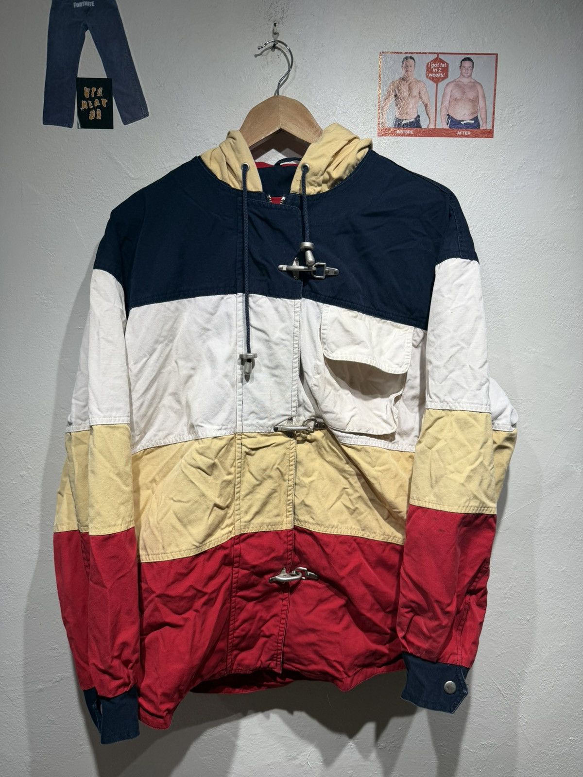Express Vintage Express fireman hooded jacket Size US L / EU 52-54 / 3 - 1 Thumbnail