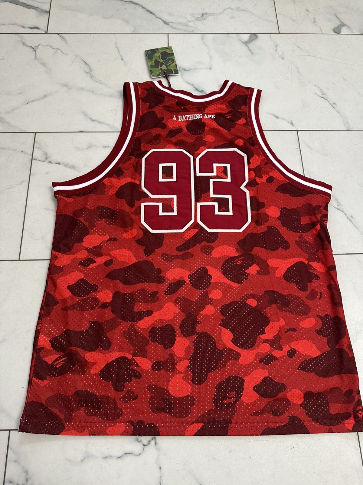 Bape Bape Basketball Jersey ‘Red’ Size US L / EU 52-54 / 3 - 2 Thumbnail