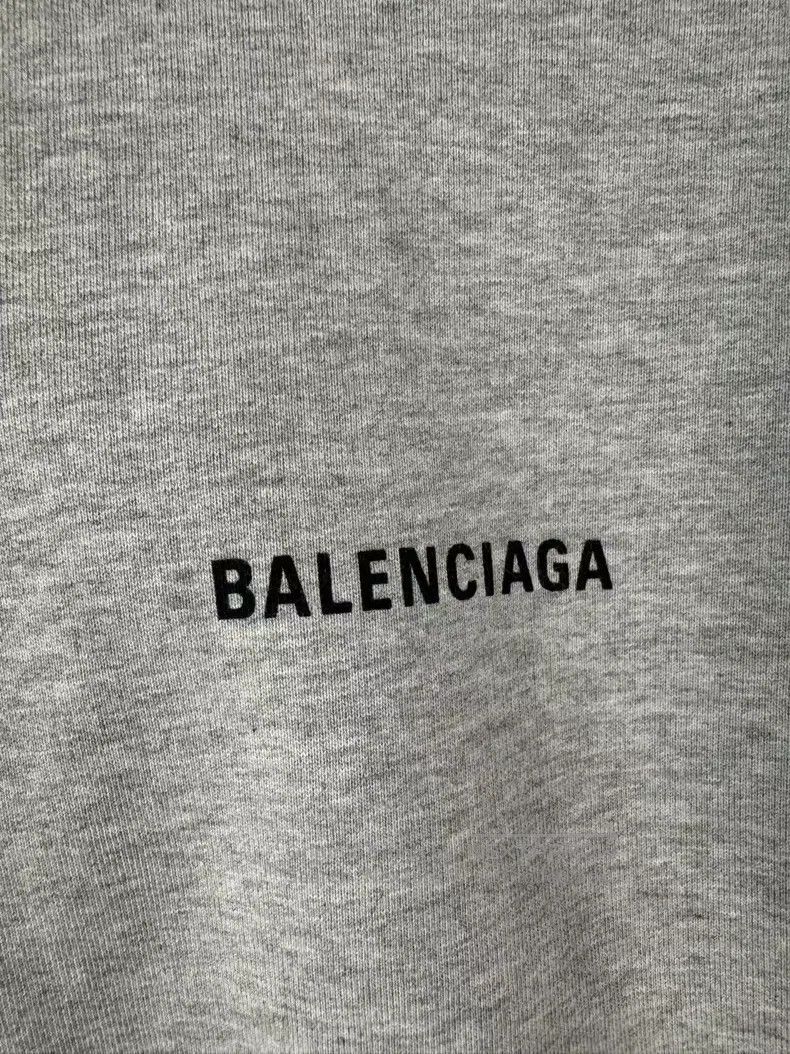 Balenciaga Balenciaga Gray Front & Back Logo Sweatshirt Size US M / EU 48-50 / 2 - 5 Thumbnail