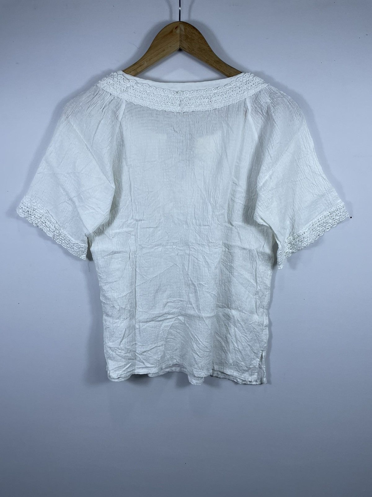 Final Home × Issey Miyake × Japanese Brand Vintage Final Home - Blouse T-Shirt Size US S / EU 44-46 / 1 - 2 Thumbnail