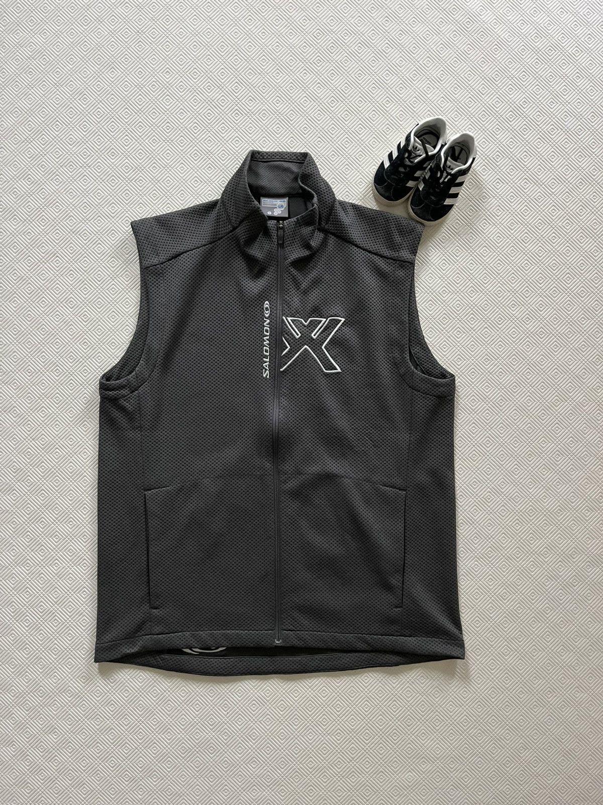 Salomon Salomon Softshell Vest L Dark Grey Technical Layer Size US L / EU 52-54 / 3 - 1 Thumbnail