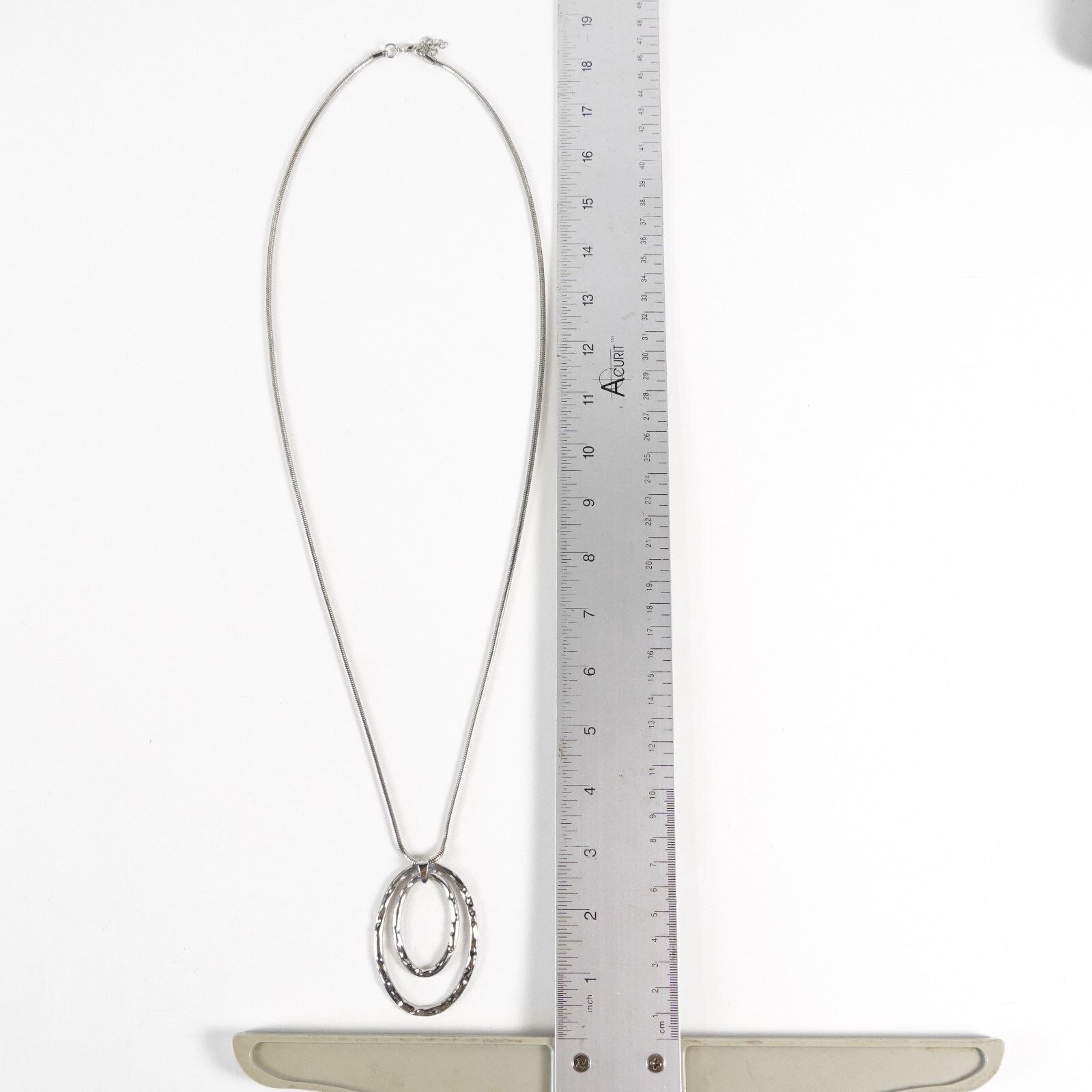 Other Oval Pendant Snake Chain Link Necklace Token Medal Jewelry Size ONE SIZE - 6 Thumbnail