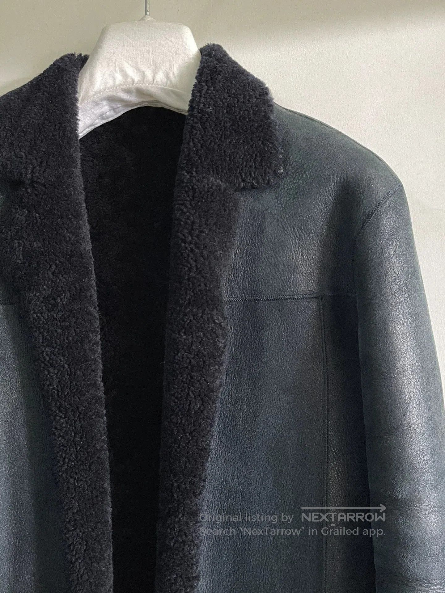 Helmut Lang helmut lang lamb leather fur jacket. Size XS / US 0-2 / IT 36-38 - 3 Thumbnail