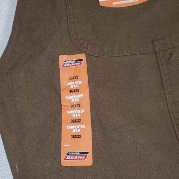 Dickies Dickies Carpenter Jeans Relaxed Fit Straight Leg Sz. 36 x 32 Size US 36 / EU 52 - 3 Thumbnail