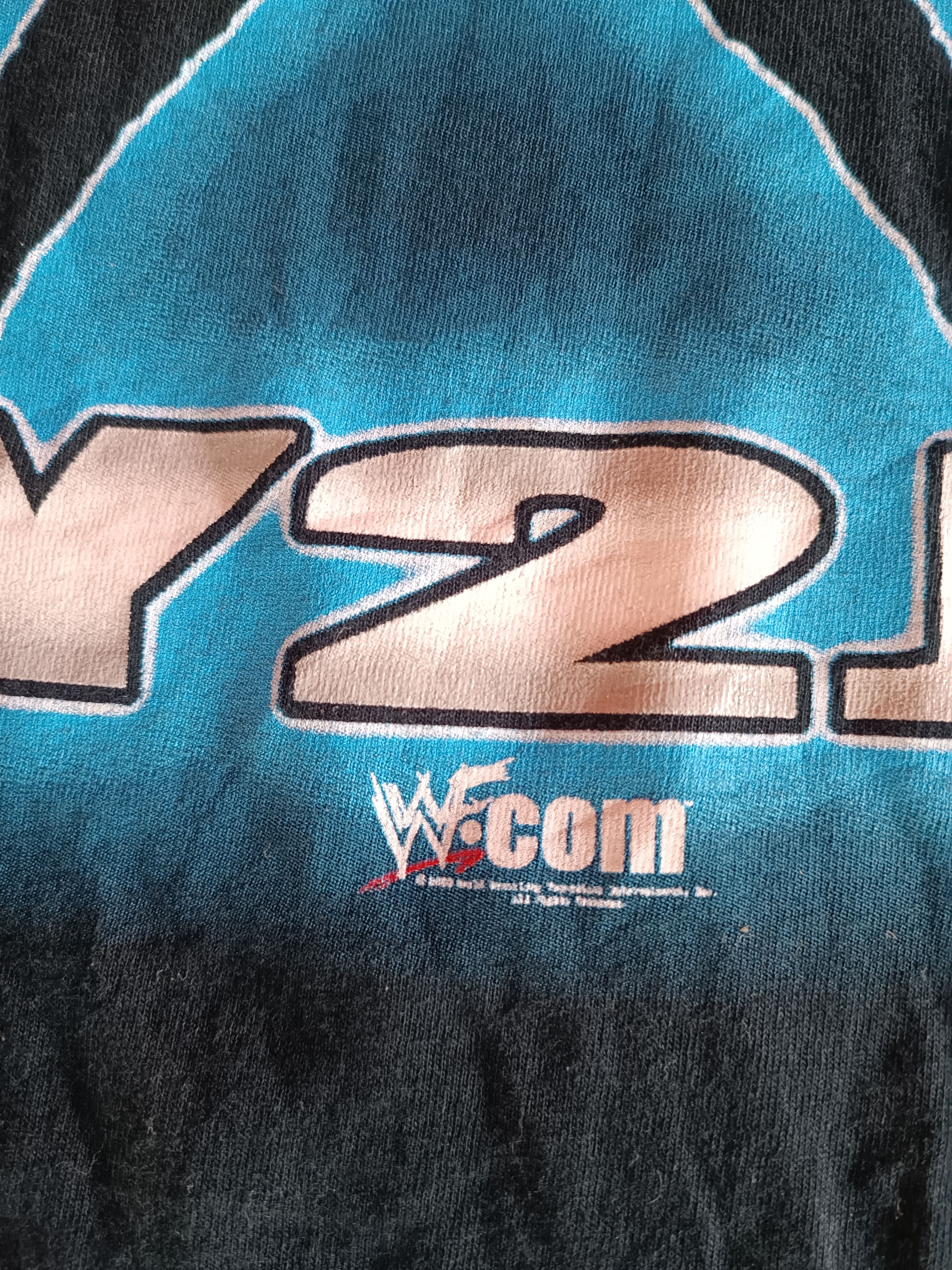 WWF vintage t shirt long sleeve y2j world wrestling federation Size US XL / EU 56 / 4 - 4 Thumbnail
