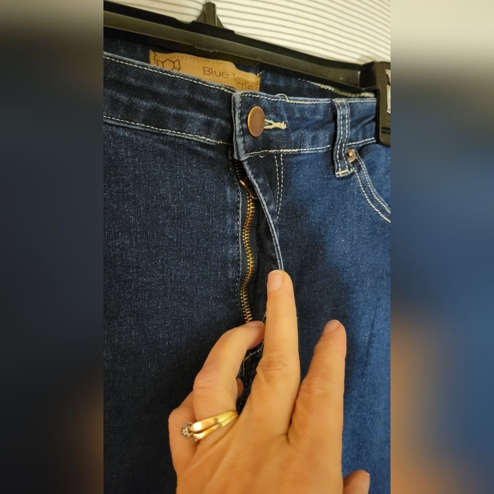 Other Blue Turtle Size 11 Denim Jeans Skinny Stretch Jeans Size 32" / US 10 / IT 46 - 3 Thumbnail