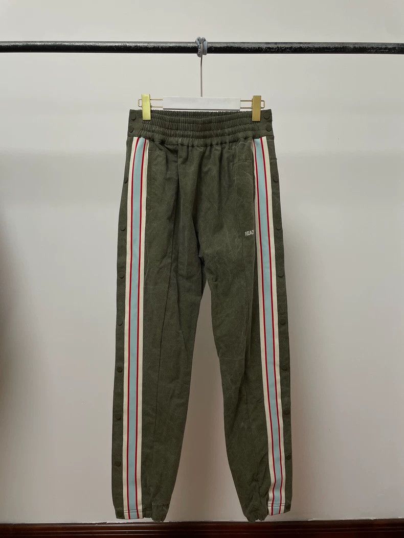 READYMADE Green Side Stripe Jogger Track Pants Size US 27 - 1 Thumbnail