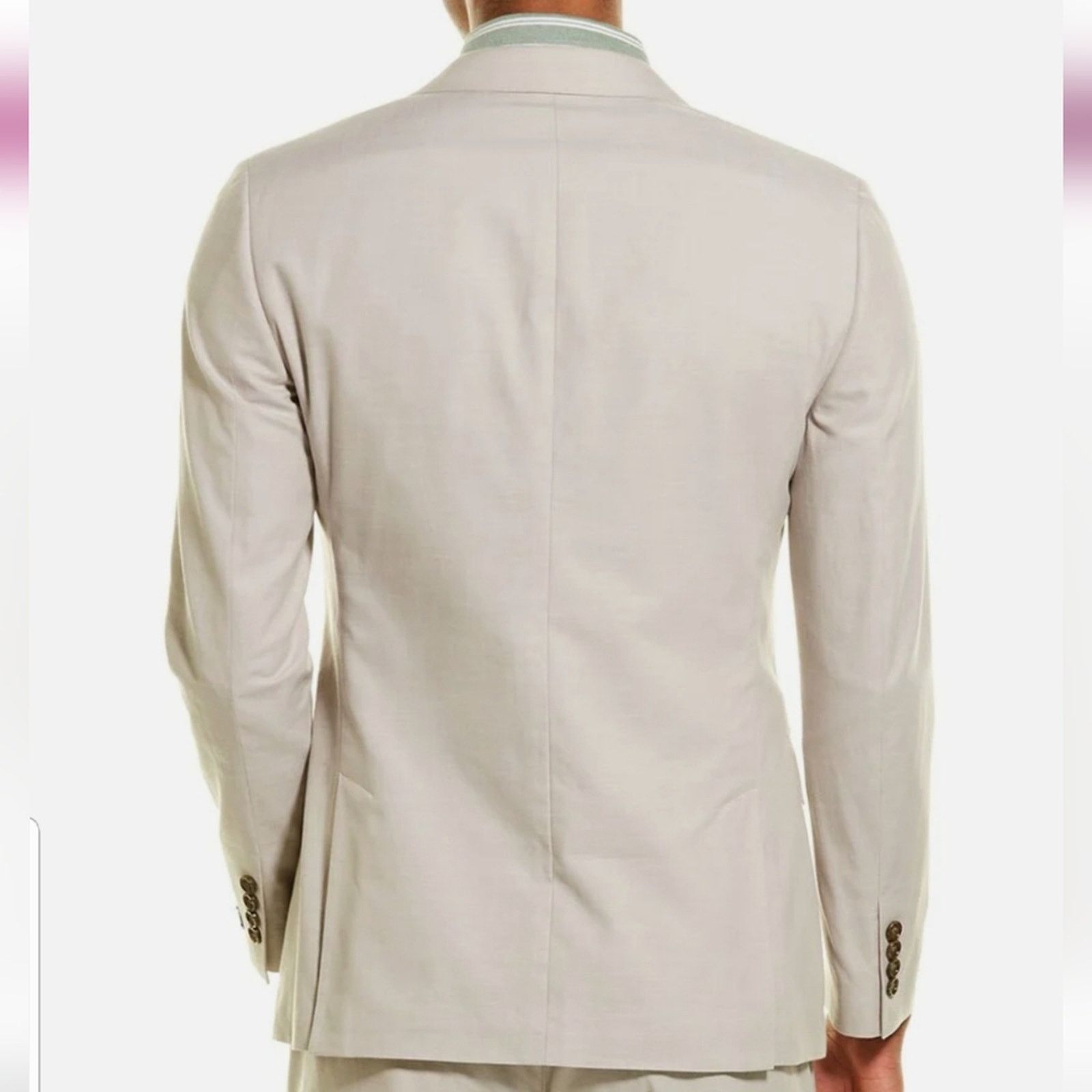 Bonobos Bonobos Foundation Slim Fit Suit Jacket, Stone Chambray, 36R Size 36R - 2 Thumbnail