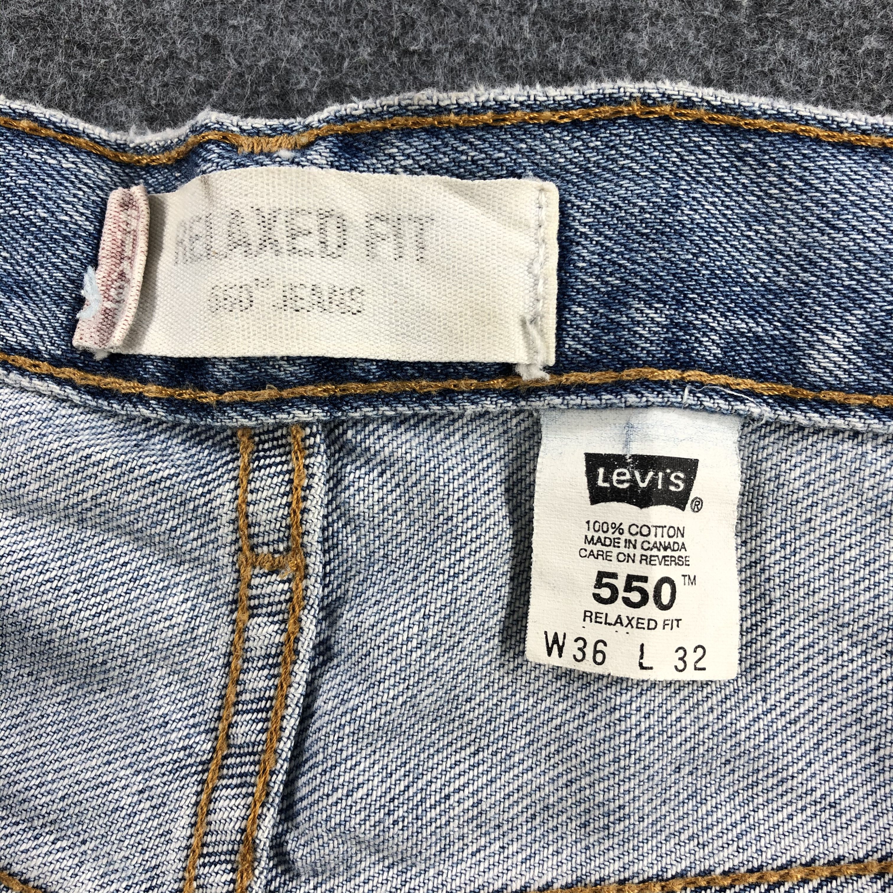 Levi's × Vintage Vintage Levis Jeans Lot 550-JM799 Size US 36 / EU 52 - 9 Thumbnail