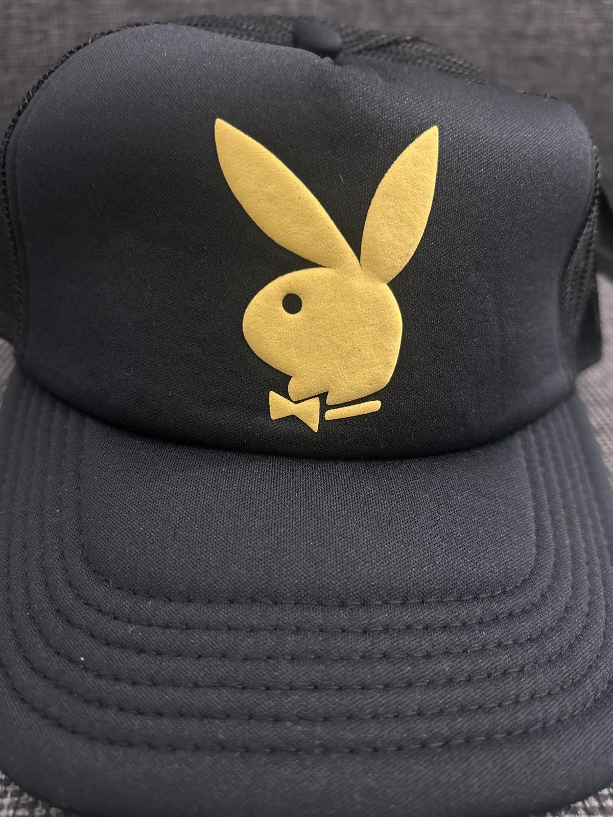 Playboy × Pleasures Pleasures x Playboy Collaboration Navy Hat Size ONE SIZE - 1 Thumbnail