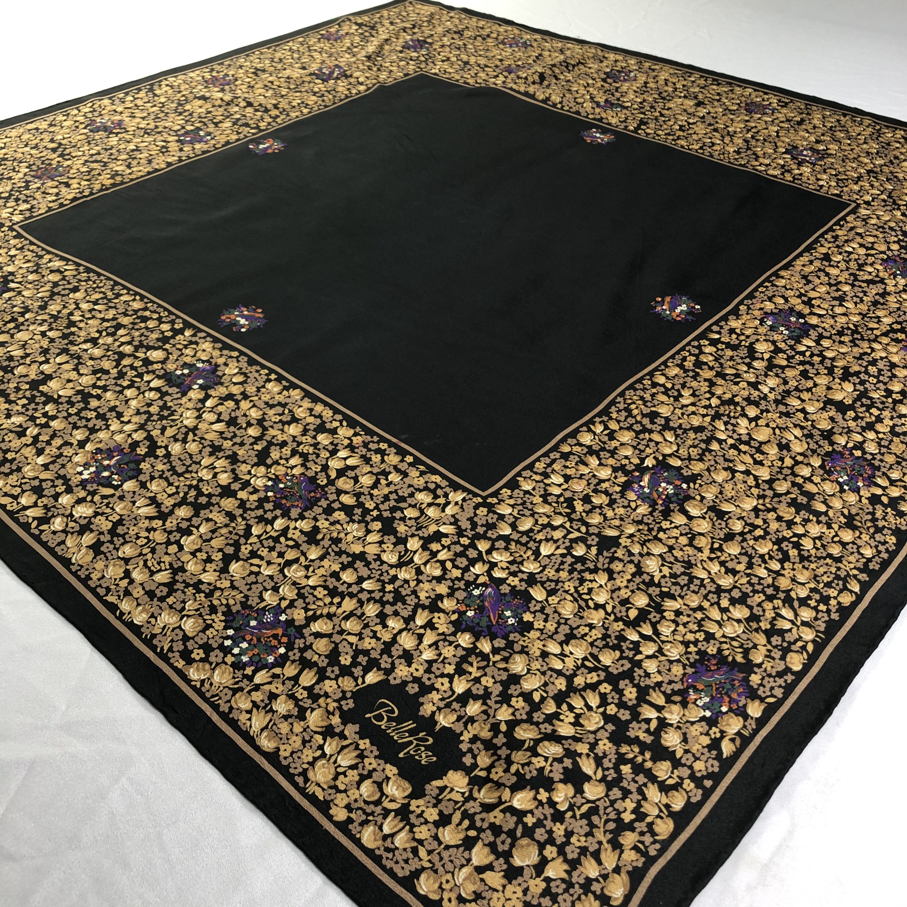 Bellerose × Vintage Vintage Bellerose Silk Scarf Size ONE SIZE - 3 Thumbnail