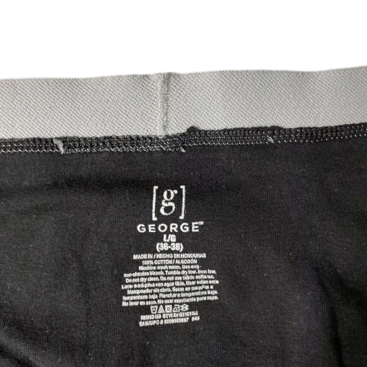 George George Black / Gray Men’s Underwear Briefs Size Large Size 36 - 3 Thumbnail