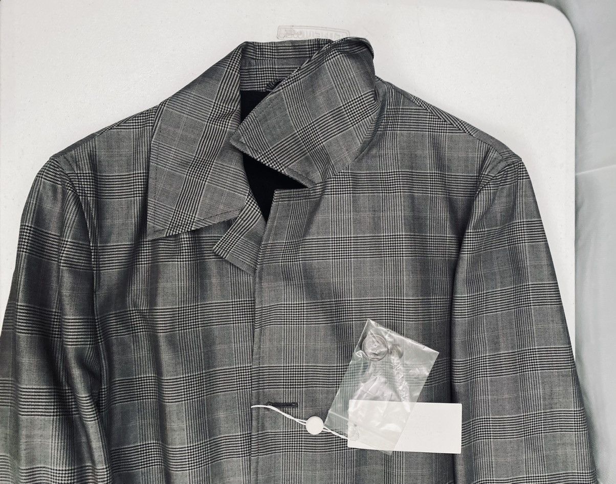 Maison Margiela MM 🇮🇹 Sharkskin Wool Detectives Pkt Overcoat 52 vintage nwt Size US L / EU 52-54 / 3 - 16 Thumbnail