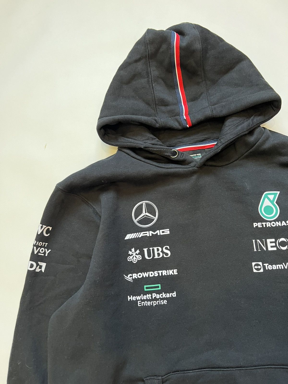 Mercedes-Benz Mercedes Benz Petronas Black Hoodie Racing F-1 Tommy Size US M / EU 48-50 / 2 - 5 Thumbnail