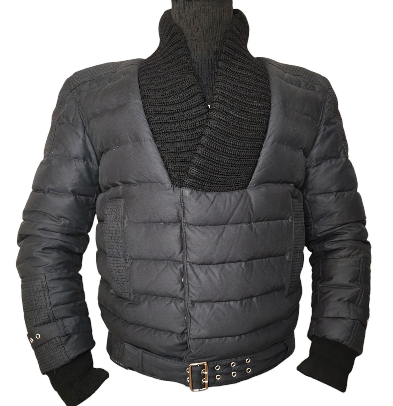 Balmain GOOSE DOWN PADDED BIKER JACKET Size US M / EU 48-50 / 2 - 3 Thumbnail