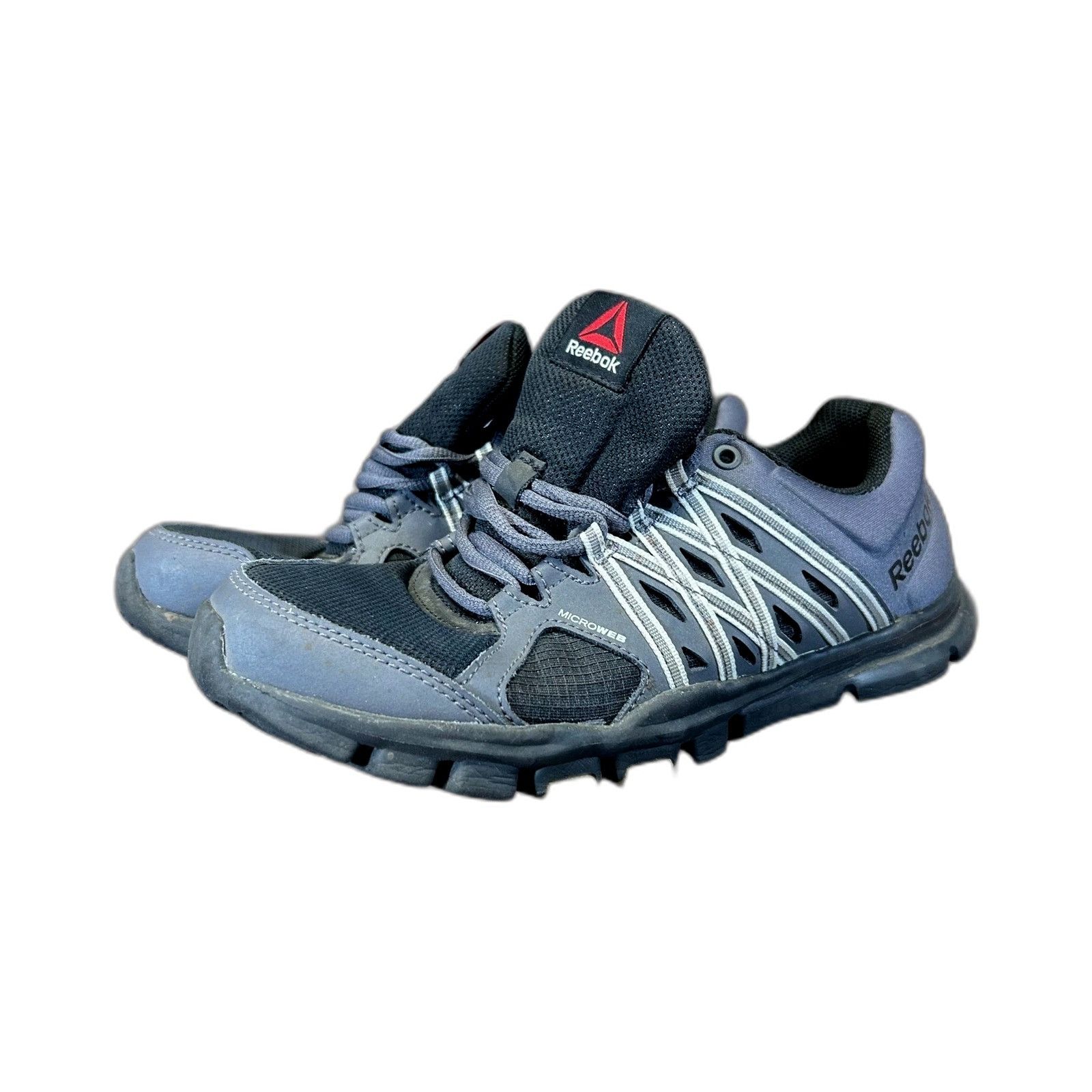 Reebok Reebok YourFlex Trainette Gray Training Shoes Athletic Sneak Size US 8.5 / EU 41-42 - 6 Thumbnail