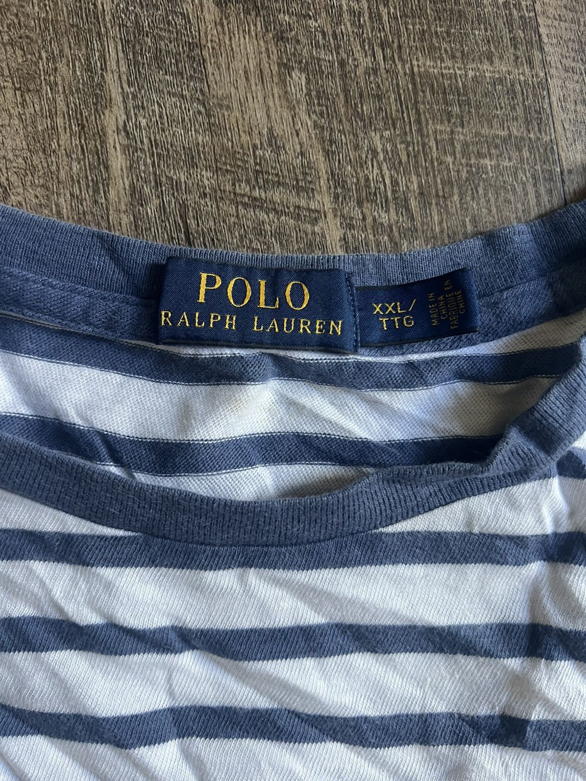 Polo Ralph Lauren Striped Polo Ralph Lauren long sleeve Size US XXL / EU 58 / 5 - 3 Thumbnail