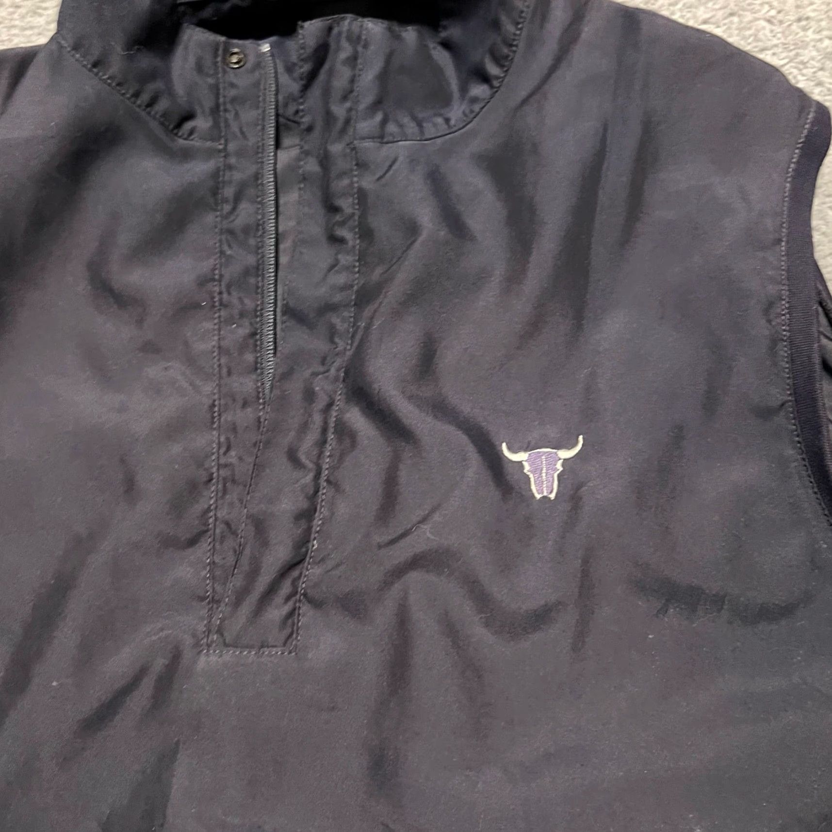 Vintage Zero Restriction Golf Vest Full Zip Mens Medium Blue Bull Performance Size US M / EU 48-50 / 2 - 2 Thumbnail