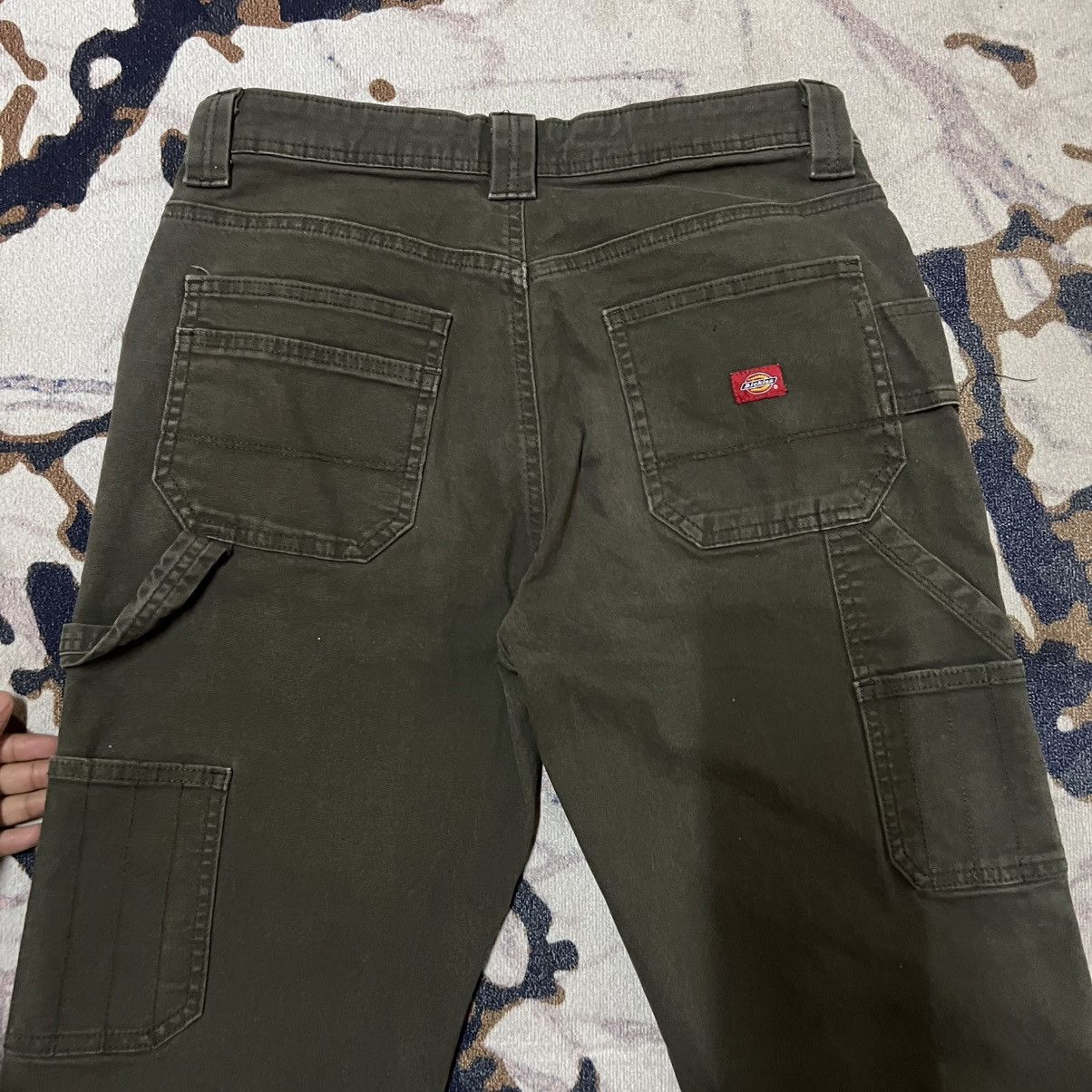 Dickies Vintage Dickies Double Knee Work Pants Olive Green Size US 30 / EU 46 - 3 Thumbnail
